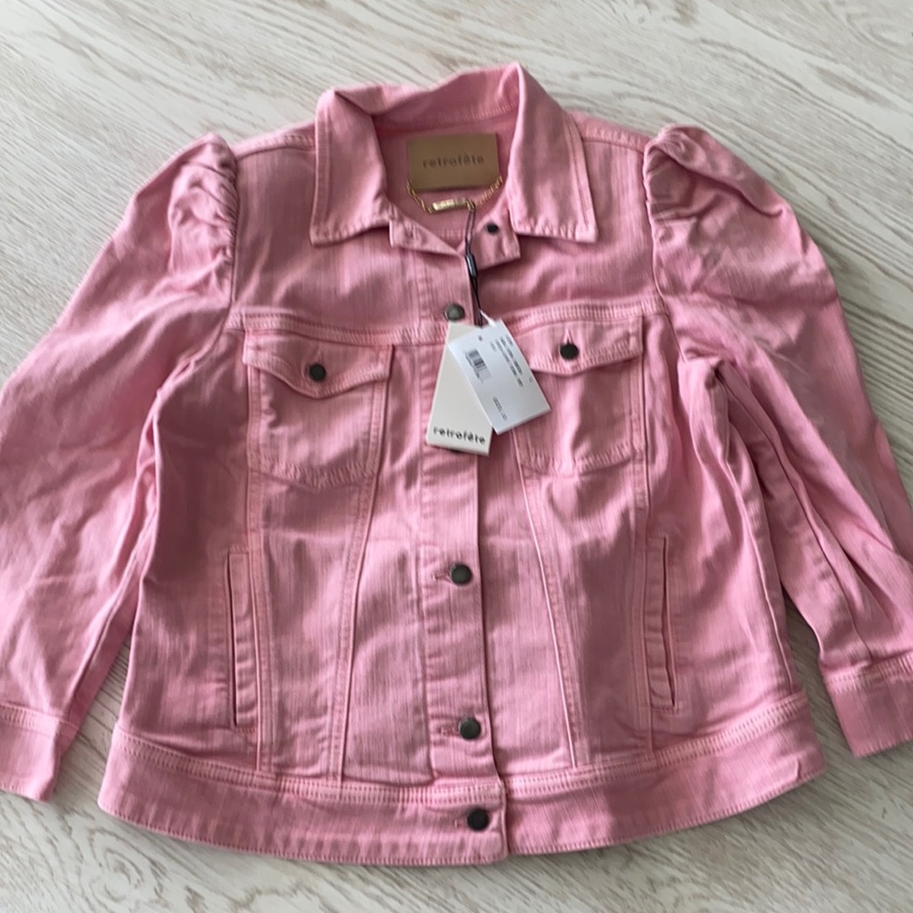 Retrofête Ada Cropped Denim Jacket